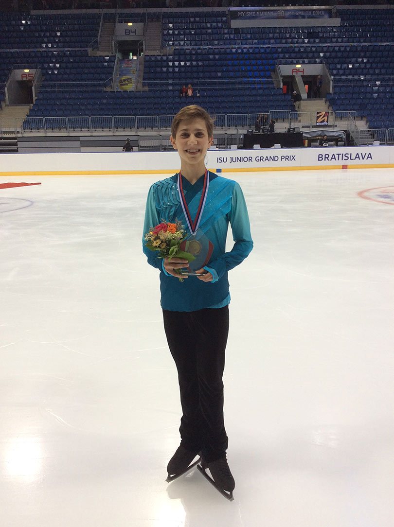 Roman Sadovsky Junior Grand Prix gold.